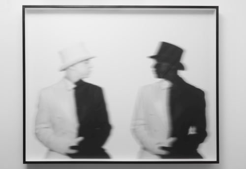 Hank Willis Thomas. Crossroads, 2012. Digital c-print and plexi with Lumisty film. Dimensions variable. Courtesy of the artist and Jack Shainman Gallery, New York.