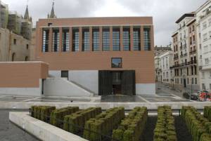 Photograph of the exterior of the new building extension to the Prado, by Rafael Moneo © Museo del Prado - Ministerio de Cultura