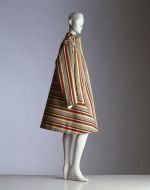 Isabel Toledo. Pie Coat, Spring/Summer 1995. Striped cotton denim. Photograph by William Palmer.