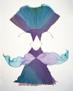 Isabel Toledo. Apron Dress, Spring/Summer 1997. Purple, azure blue ombré silk chiffon. Photograph by William Palmer.