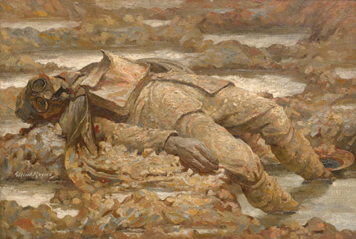 Gilbert Rogers. Gassed. 'In Arduis Fidelis', 1919. Oil on canvas. © IWM.