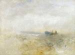 JMW Turner. A Wreck, with Fishing Boats, c1840. Oil on canvas. © Tate.