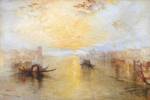Joseph Mallord William Turner, San Benedetto looking toward Fusina, exhibited 1843. Oil on canvas 62.2 x 92.7 cm. Tate