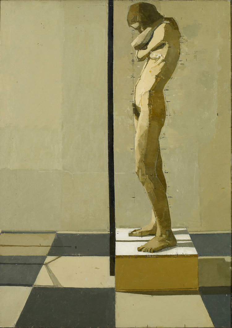 Euan Uglow, Snake, 1976. Oil on canvas. AC 1586, Arts Council Collection, Southbank Centre, London. Image © and courtesy Arts Council Collection, Southbank Centre, London. © The estate of Euan Uglow. All rights reserved 2025 / Bridgeman Images.