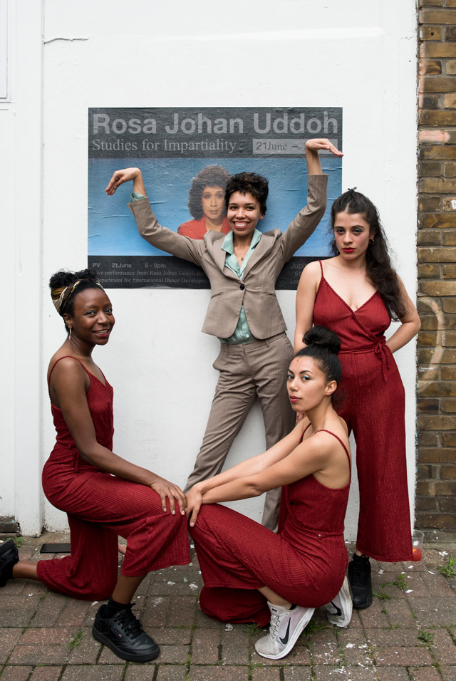 Rosa Johan Uddoh. Auto Cutie, 2019. Performed in collaboration with the diasporic dance troupe DIDD (Department for International Dance Development).