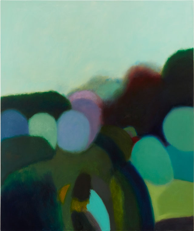 Phoebe Unwin. Small Figure, 2018. Oil on canvas, 183 x 153 cm. © the artist. Courtesy Amanda Wilkinson Gallery, London.