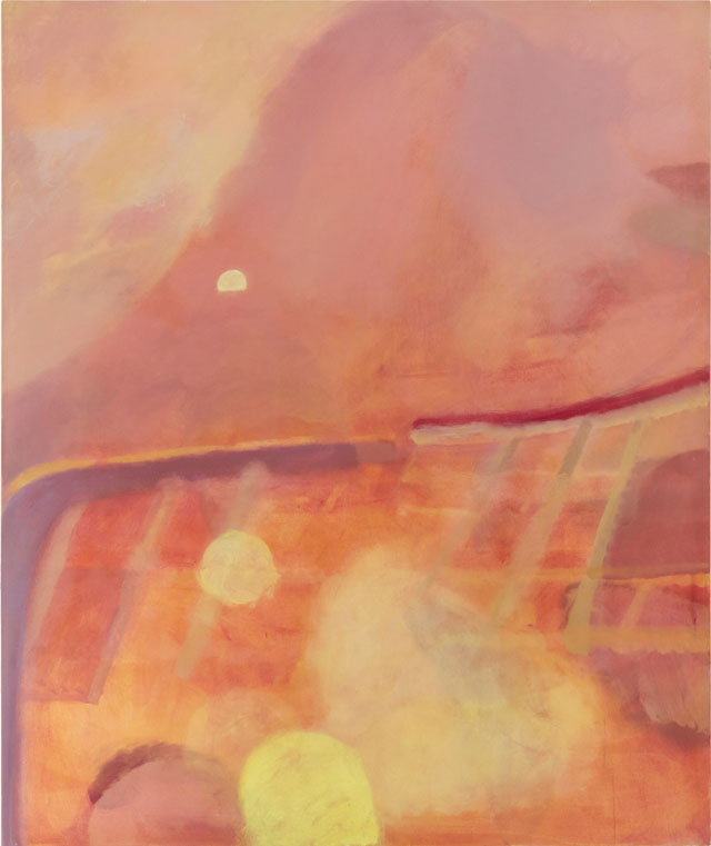 Phoebe Unwin. Sunstretch, 2018. Oil on canvas, 183 x 153 cm. © the artist. Courtesy Amanda Wilkinson Gallery, London.