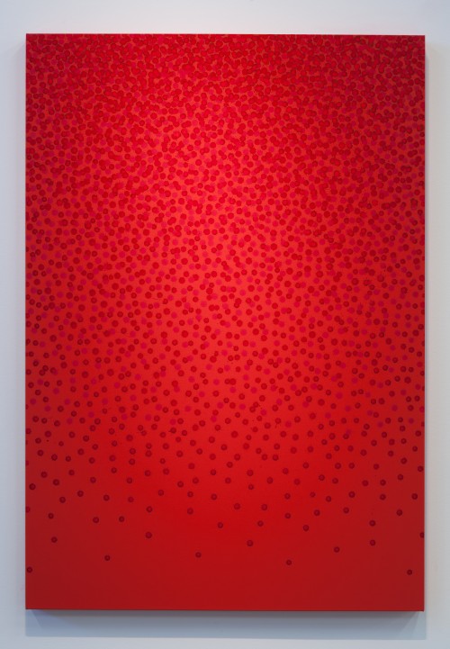 Piotr Uklański. Untitled (Bloody Soul), 2012. Watercolour and gesso on board. Courtesy of Dallas Contemporary.
