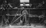Favst Lopatynsky, Ernst Toller, The Machine Wreckers. Berezil Artistic Association, Kyiv, Dir. F. Lopatynsky, 1924. Production scene of catastrophe. Berezil photo-laboratory.