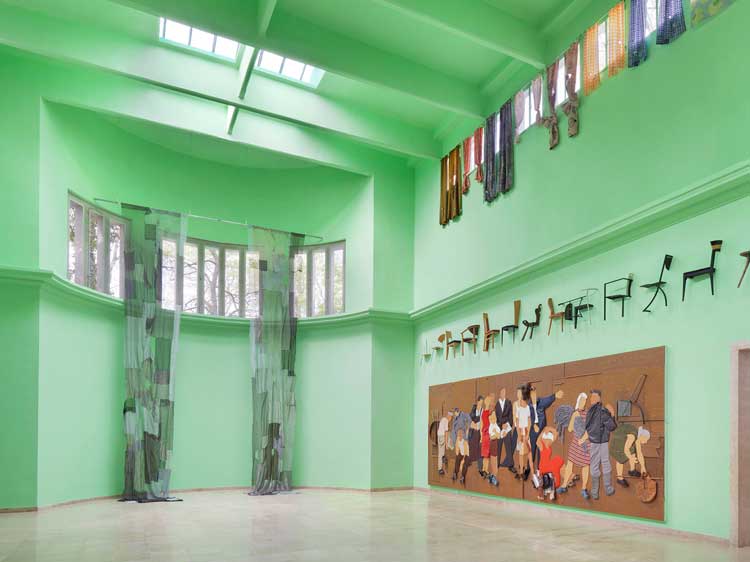 German Pavilion, Henrike Naumann, The Home Front, 2026. Courtesy the Artist. Photo: Jens Ziehe, Berlin.