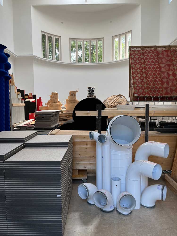 Germany’s pavilion, The Material Repository. Photo: Veronica Simpson.
