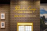 Yuki Kihara, Paradise Camp, curated by Natalie King. Installation view, New Zealand Pavilion, Venice Biennale, 2022. Photo: Luke Walker.