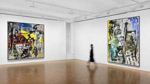 He was one of the most influential Italian abstract artists of his time, and the raw energy of Vedova’s work comes across in this show, which includes five monumental canvases first shown together at 1982’s Documenta