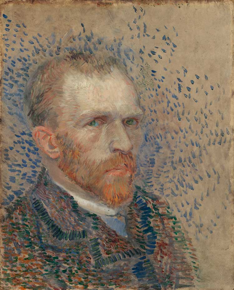 Vincent van Gogh, Self-Portrait, March-June 1887. Van Gogh Museum, Amsterdam (Vincent van Gogh Foundation).