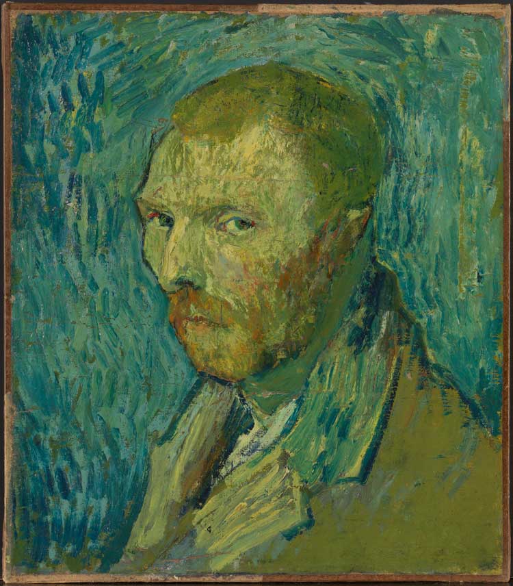 Vincent van Gogh, Self-Portrait, late August 1889. The National Museum of Art, Architecture and Design, Oslo.