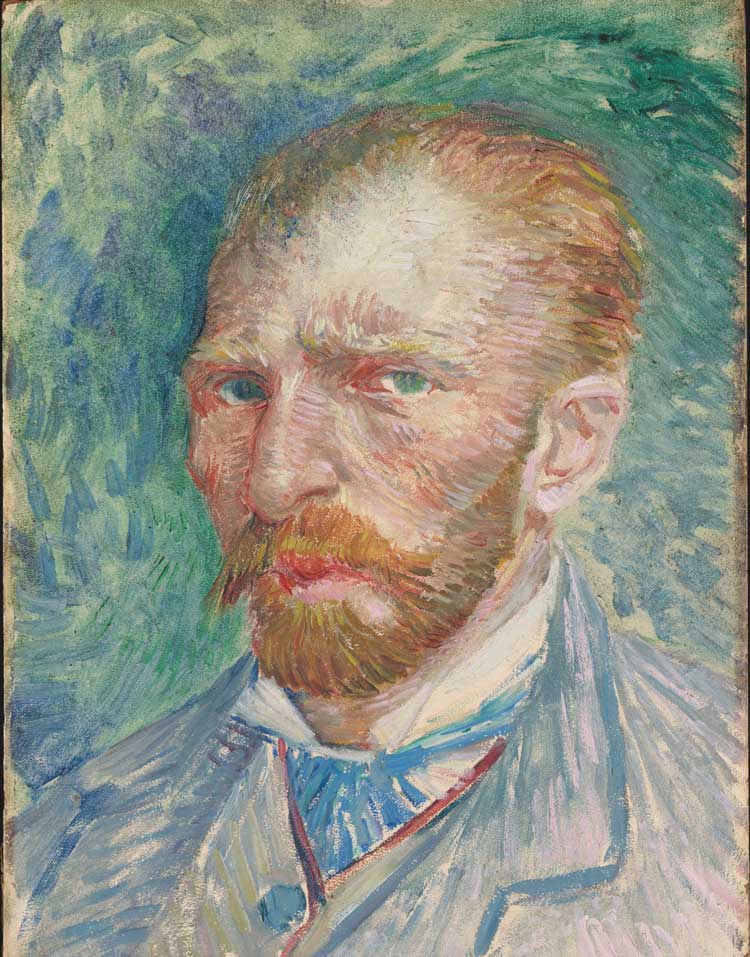 Vincent van Gogh, Self-Portrait, Spring 1887. Kröller-Müller Museum, Otterlo.