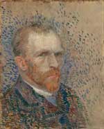 Vincent van Gogh, Self-Portrait, March-June 1887. Van Gogh Museum, Amsterdam (Vincent van Gogh Foundation).