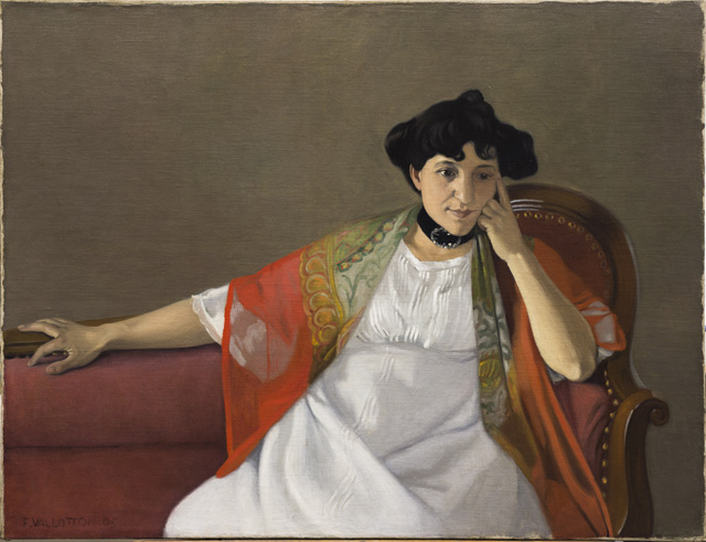 Félix Vallotton, Gabrielle Vallotton, 1905. Oil on canvas, 89 x 116.5 cm. Musée des Beaux-Arts, Bordeaux. Photo: © Mairie de Bordeaux. Photo:  F Devel.