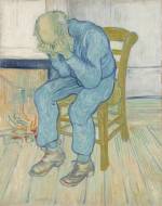 Vincent van Gogh, Sorrowing old man (At Eternity's Gate), 1890. Oil paint on canvas, 81 x 65 cm. Collection Kröller-Müller Museum, Otterlo.