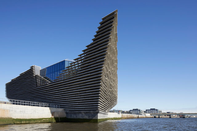 V&A Dundee, Scotland. View from the River Tay. © HuftonCrow.