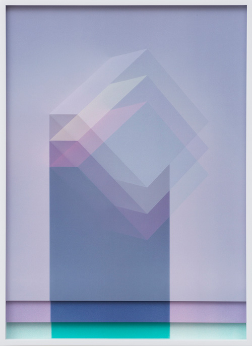 Sara VanDerBeek. Concrete Forms, 2015. Three digital C-prints, 50.8 x 38.7 cm (20 x 15 1/4 in). Edition 1 of 3 + 2 AP.