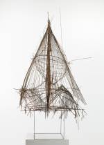 Manolo Valdés. El dibujo como pretexto II, 2016. Iron, 39 x 31 x 36 in. Copyright Manolo Valdés, courtesy Marlborough Fine Art, London.