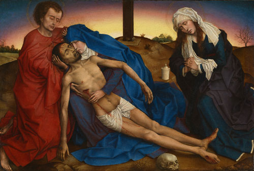 Rogier van der Weyden. Pietà, c 1465. © KMSKB-MRBAB-RMFAB. Photograph: J Geleyns, Roscan.