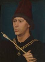 Rogier van der Weyden. Portrait of Antony of Burgundy, c 1460. © KMSKB-MRBAB-RMFAB. Photograph: J Geleyns, Roscan.