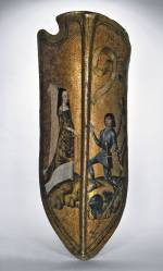Master of the Princely Portraits. Parade shield. © The Trustees of the British Museum.