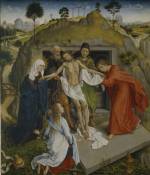 Workshop of Rogier van der Weyden. Lamentation in front of the open tomb, c 1460-63. © Istituti museali della Soprintendenza Speciale per il Polo Museale Fiorentino.