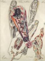 Antonin Artaud. The Theatre of Cruelty, March 1946. 62.5 x 47.5 cm. Paris, Centre Pompidou, Musée national d’Art Moderne/Centre de création industrielle legs de Mme Paule Thévenin, 1994. © Centre Pompidou, MNAM-CCI, Dist. RMN-Grand Palais/Jacques Faujour. © ADAGP, Paris 2014.
