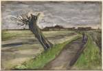 Vincent van Gogh. <em>Pollard Willow,</em> July 1882. Watercolour, 36 x 56.5 cm. Private Collection. Photo Copyright Christie's Images Limited (2007).