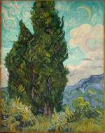 Vincent van Gogh. <em>Cypresses, </em>June 1889. Oil on canvas, 93.3 x 74 cm. Metropolitan Museum of Art, Rogers Fund, 1949 (49.30). Photo Copyright The Metropolitan Museum of Art.