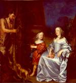 John Hayls.<em> Portrait of a Lady and a Boy, with Pan, 1655-9</em>. BEFORE CLEANING.

    Tate © Tate