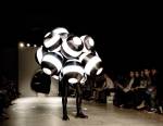 Gareth Pugh, part of the Fashion in Motion series, V&A South Kensington, London.