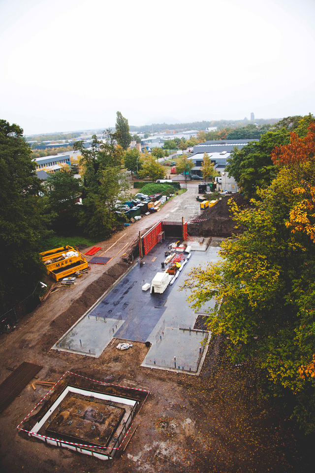 Bouwsite La Biomista – Studio Koen Vanmechelen, 2015. Photograph: Magali Merzougui.