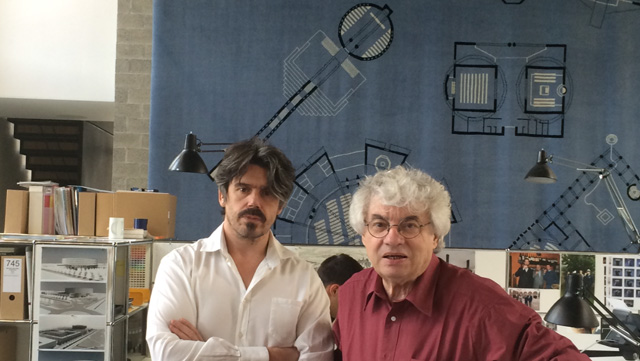 Koen Vanmechelen and Mario Botta, Studio Mario Botta, Mendrisio (CH), 2014.