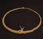 Neck-ring, 10th century. Kalmergården, Tissø, Zealand, Denmark. Gold. © The National Museum of Denmark.