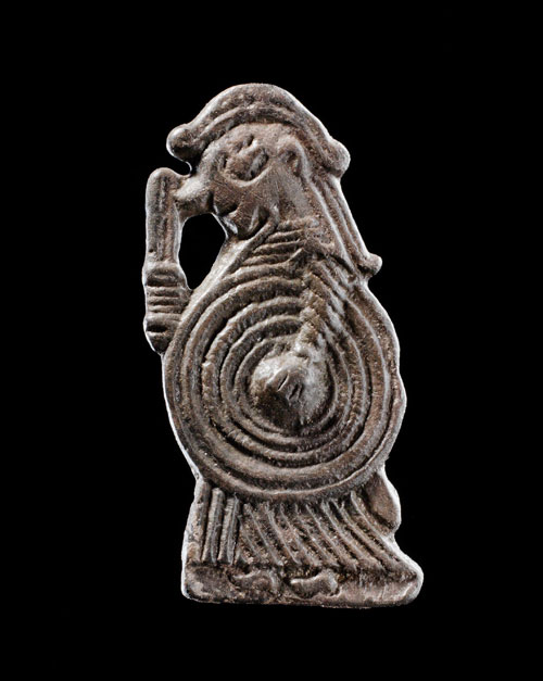 Valkyrie brooch, 9th century. Galgebakken, Vrejlev, Vendsyssel, Denmark. Silver. © The National Museum of Denmark.