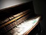 Tan Dun, 2005, 'Deconstructed' piano. 
'Deconstruction - Reconstruction - Resurrection' installation
Copyright: Tan Dun