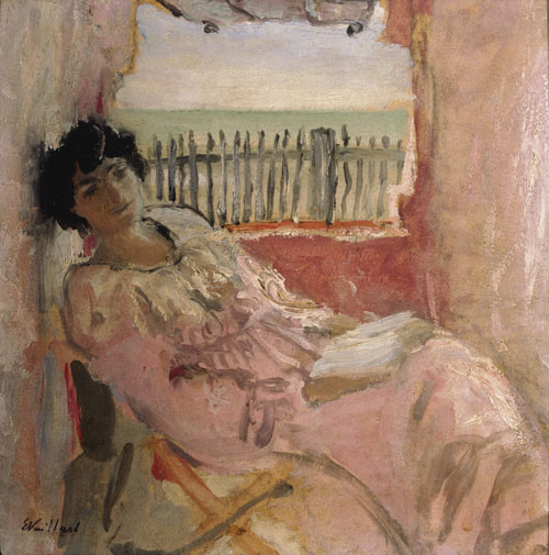 Édouard Vuillard. Lucy Hessel at the Seashore, c1904. Oil on hardboard.  Hammer Museum, Los Angeles, the Armand Hammer Collection, Gift of the Armand Hammer Foundation.