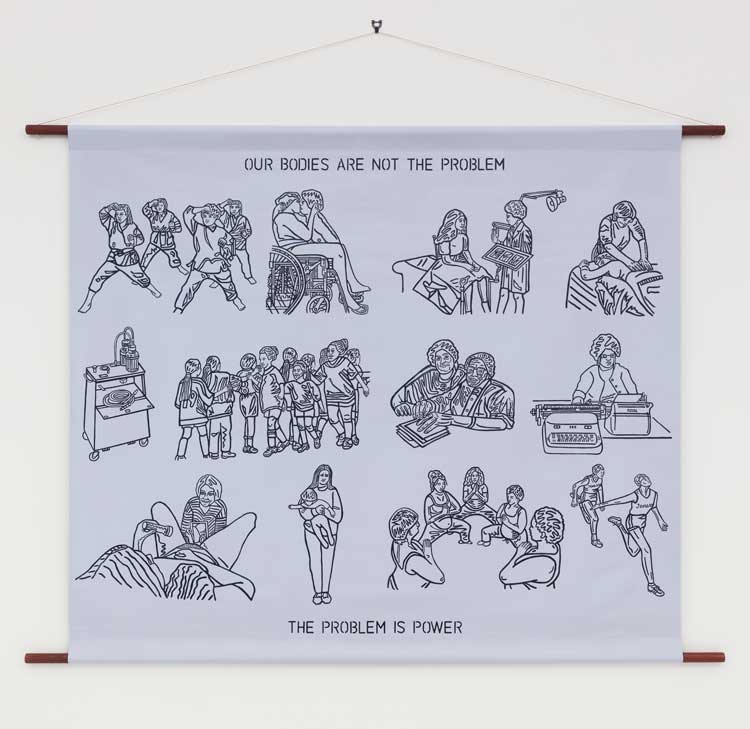 Olivia Plender, Our Bodies are Not the Problem, 2022. Courtesy the artist.