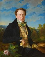 Ferdinand Georg Waldmüller, Self-portrait as a Young Man, 1828. Oil on canvas, 95 x 75 cm. © Belvedere, Vienna.
