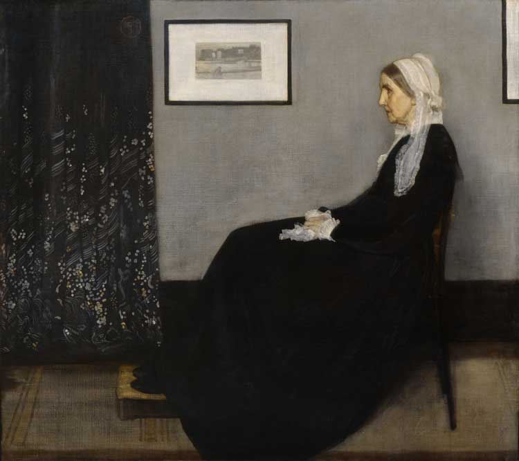 James Abbott McNeill Whistler, Arrangement in Grey and Black No.1, 1871. Musée d’Orsay, Paris, France.