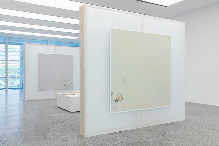 Evelyn Taocheng Wang. Sweet Landscape, exhibition view, 2026, Museion. © Evelyn Taocheng Wang 2026, courtesy the artist; Antenna Space, Shanghai; Carlos / Ishikawa, London. Photo: Luca Guadagnini.