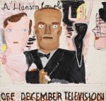 Rose Wylie, A Handsome Couple, 2022. Oil on canvas, 174.5 × 183.5 cm. Courtesy Edwin Oostmeijer.
© Rose Wylie. Courtesy the artist and David Zwirner. Photo: Jack Hems.