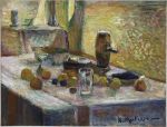 Henri Matisse. First Orange Still Life, 1899. Oil on canvas, 56 × 73 cm. Paris, Centre Pompidou, Musée National d’Art Moderne / Centre de Création Industrielle, on deposit at the Musée Départemental Matisse, Le Cateau-Cambrésis. Photo: © Centre Pompidou, MNAM-CCI, Dist. Grand Palais Rmn / Bertrand Prévost.