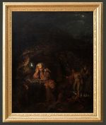 Joseph Wright of Derby, A Philosopher by Lamplight, about 1769. Oil on canvas, 128.2 x 101.6 cm. Derby Museum and Art Gallery. © Derby Museums.