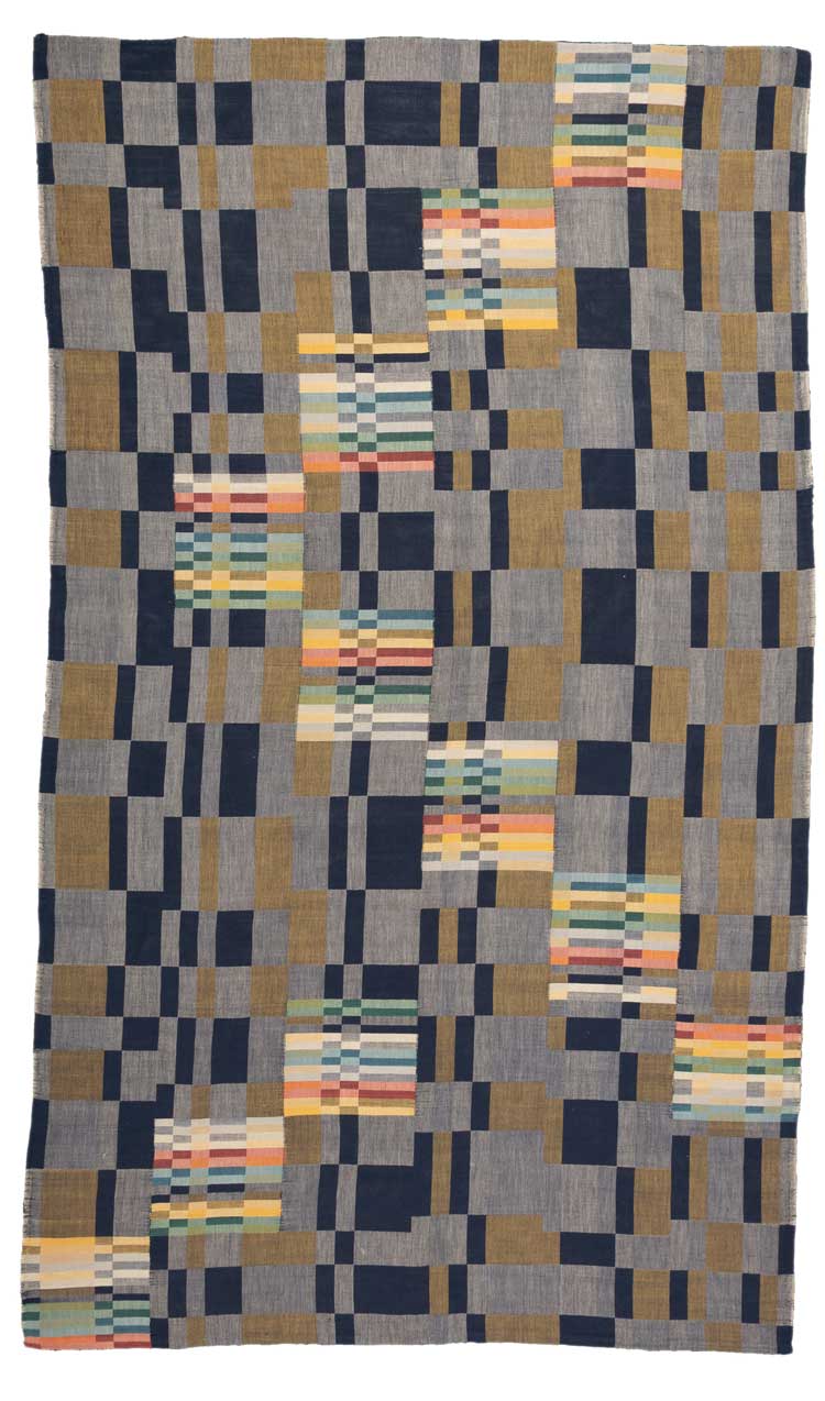 Don Page. Untitled wallhanging, c1939-41. Cotton, 62 x 37 in. Don Page Collection, Western Regional Archives, State Archives of North Carolina.