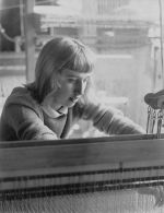 Miriam ‘Mimi’ French weaving, c1941–43. Photograph by Will Hamlin, Collection Black Mountain College Museum + Arts Center.